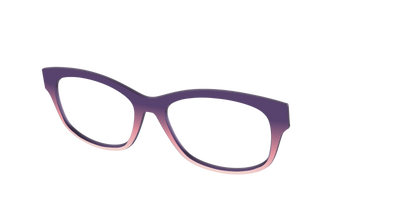 The Acai to Blush Gradient - Angle Top Thumbnail - Pair Eyewear