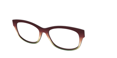 The Acorn to Moss Gradient - Angle Top Thumbnail - Pair Eyewear