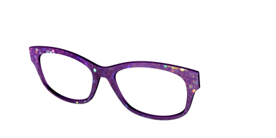 The Berry Jam Hexagons - Angle Top Thumbnail - Pair Eyewear