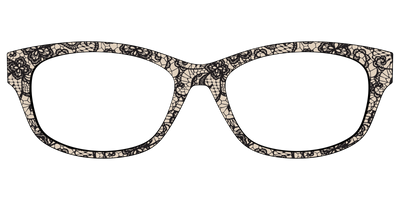 The Black Classic Lace - Front Top Thumbnail - Pair Eyewear