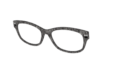 The Black Sparkle - Angle Top Thumbnail - Pair Eyewear