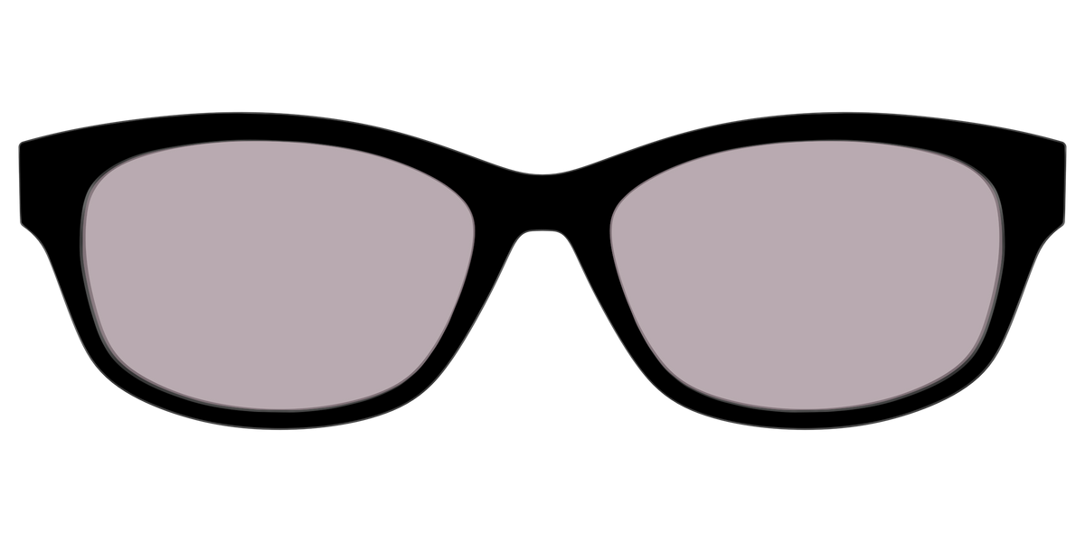The Black with Gray Gaming lens - Front Top Image - Pair Eyewear