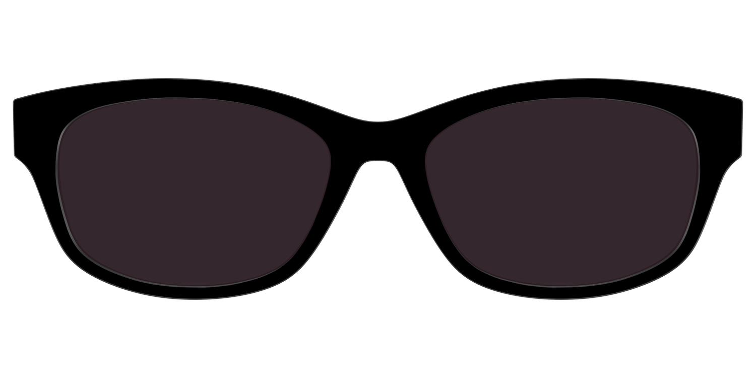 The Black with Urban Explorer Lens - Front Top Image - Pair Eyewear