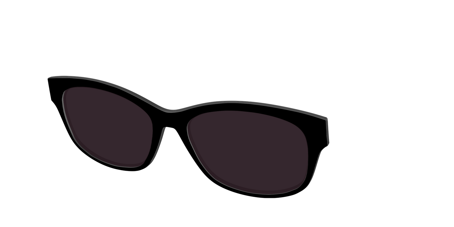 The Black with Urban Explorer Lens - Angle Top Image - Pair Eyewear