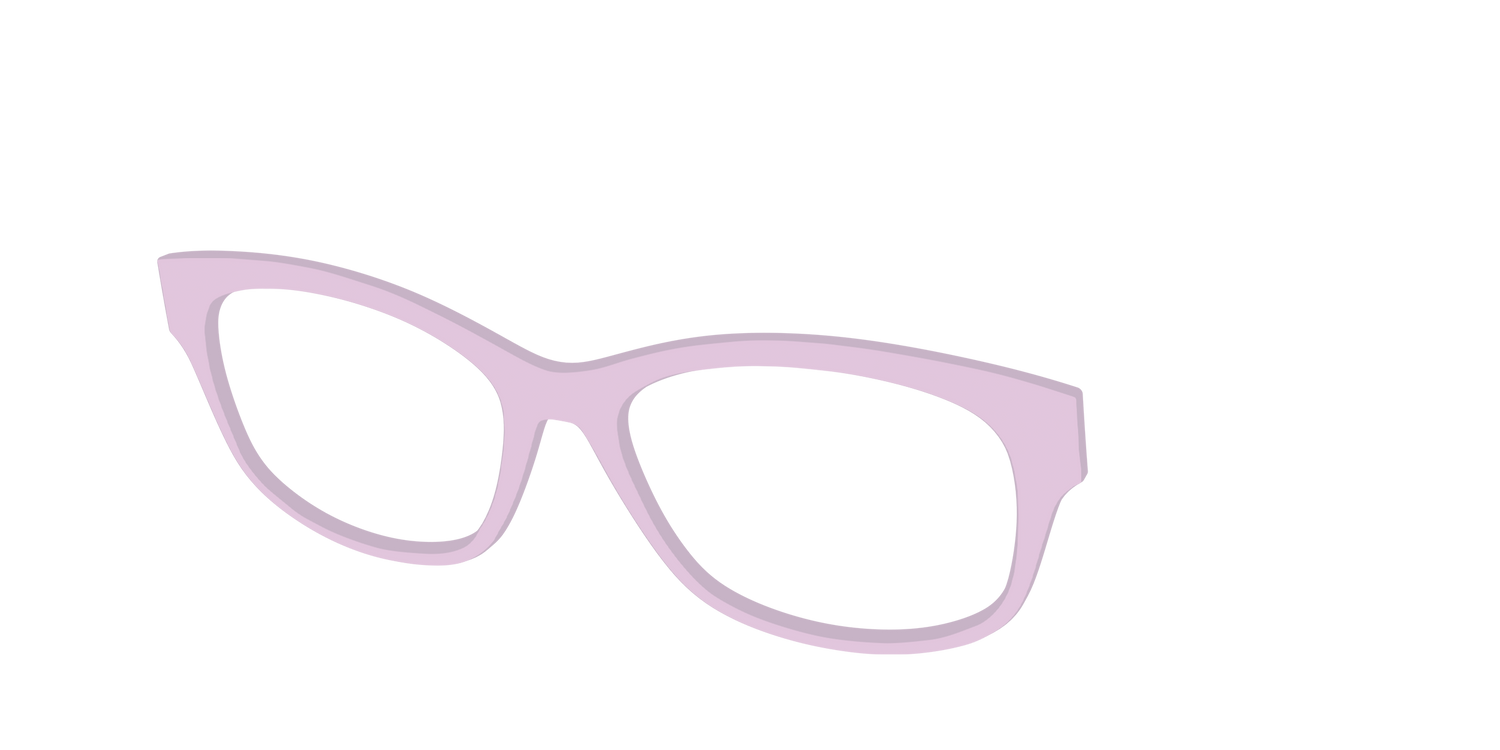 The Blush - Angle Top Image - Pair Eyewear