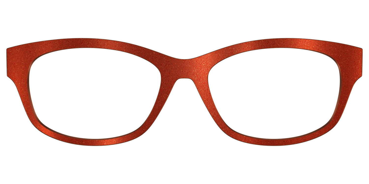 The Burnt Orange Shimmer - Front Top Image - Pair Eyewear