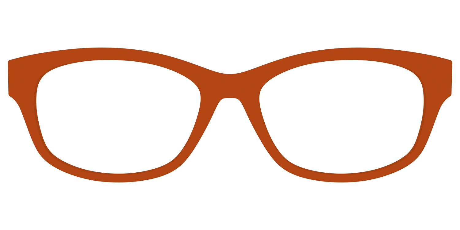 The Burnt Orange - Front Top Image - Pair Eyewear