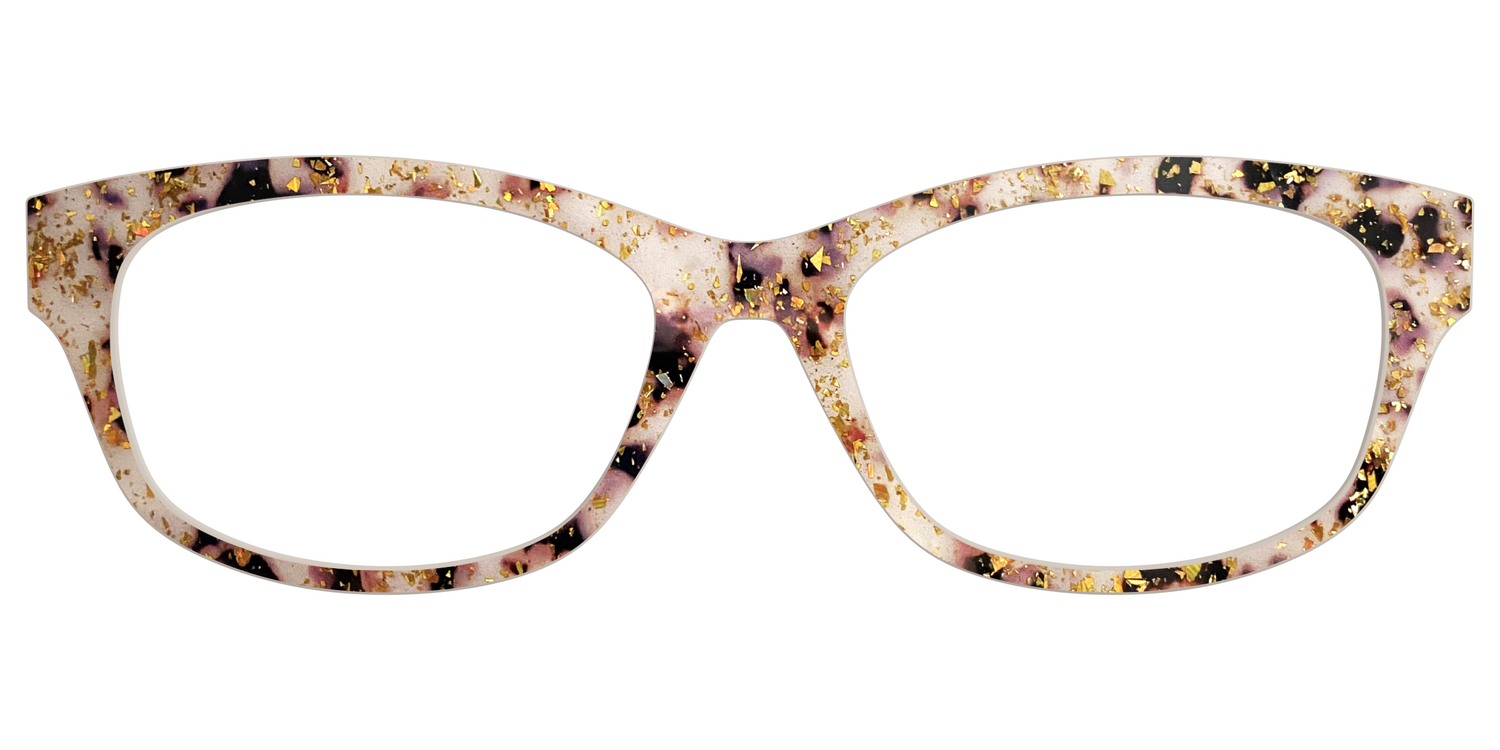 The Buttercream Tortoise with Gold Flakes - Front Top Image - Pair Eyewear
