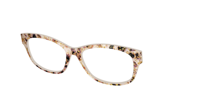 The Buttercream Tortoise with Gold Flakes - Angle Top Thumbnail - Pair Eyewear