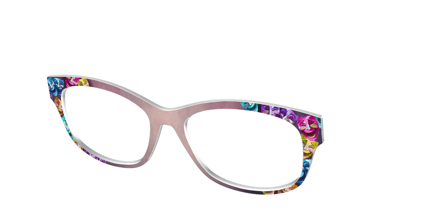 The Comedy Masks - Angle Top Image - Pair Eyewear