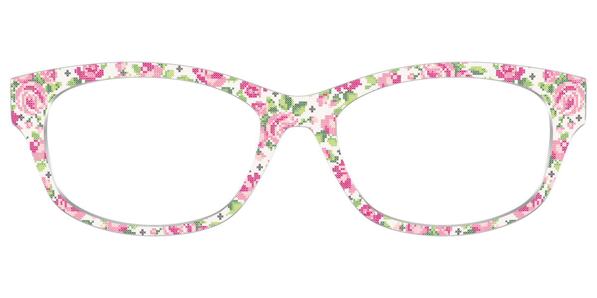 The Cross-Stitch Petals - Front Top Image - Pair Eyewear