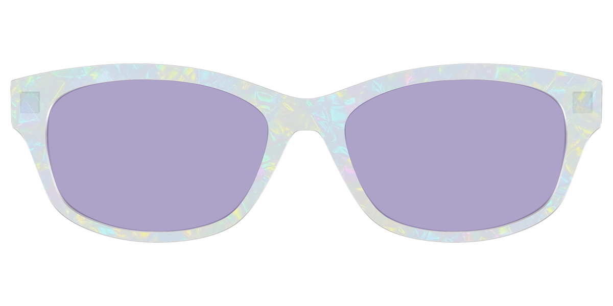 The Dazzling Opal with Celestial Purple Lens - Front Top Image - Pair Eyewear