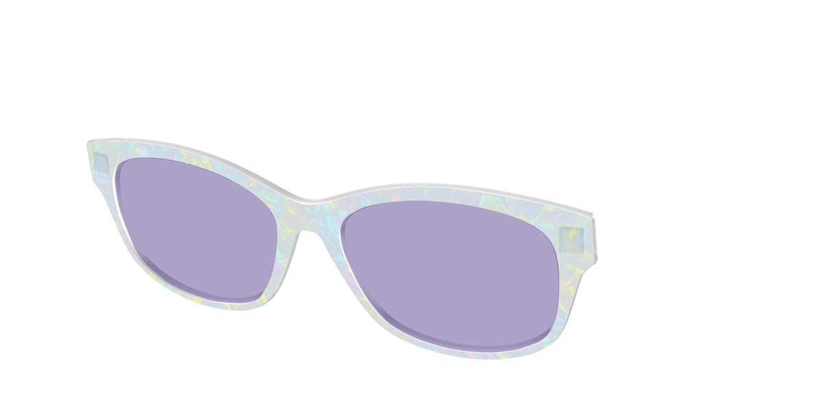 The Dazzling Opal with Celestial Purple Lens - Angle Top Image - Pair Eyewear