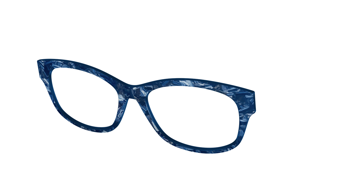 The Deep Slate Pearl Marble - Angle Top Image - Pair Eyewear