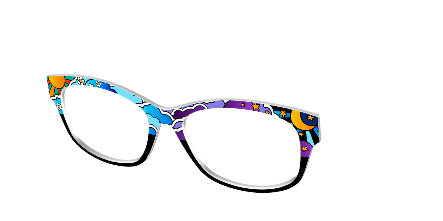 The Far Out Skies - Angle Top Image - Pair Eyewear
