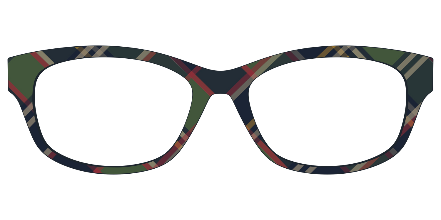 The Flannel Plaid - Front Top Image - Pair Eyewear