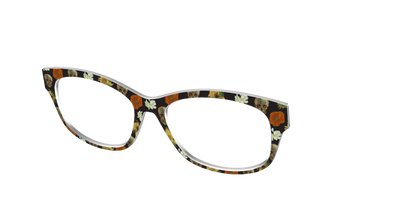 The Floral Skulls - Angle Top Thumbnail - Pair Eyewear