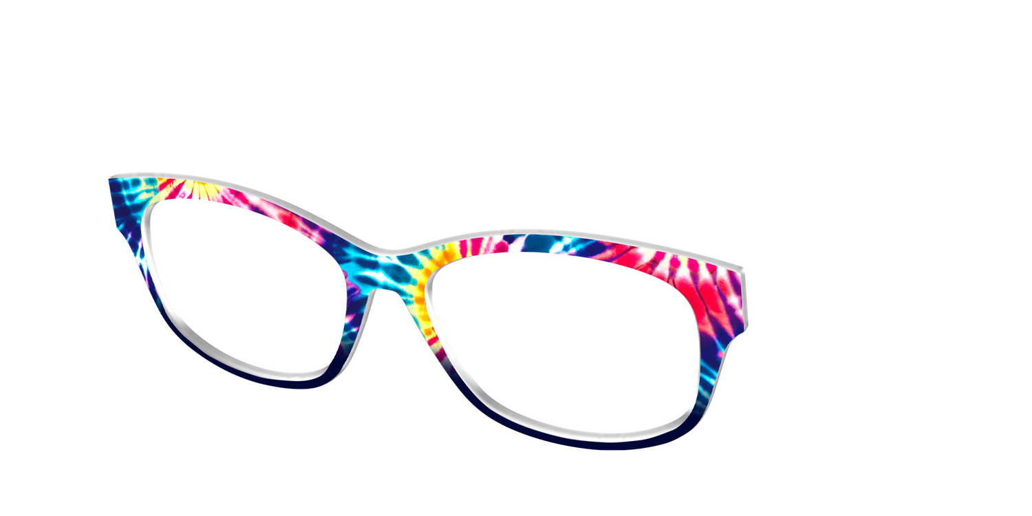 The Funky Tie-Dye - Angle Top Image - Pair Eyewear