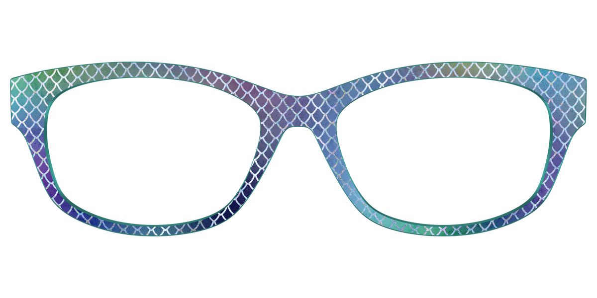 The Holographic Dragon Scales - Front Top Image - Pair Eyewear