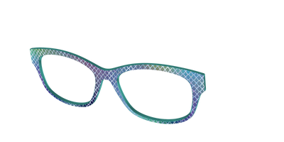 The Holographic Dragon Scales - Angle Top Thumbnail - Pair Eyewear