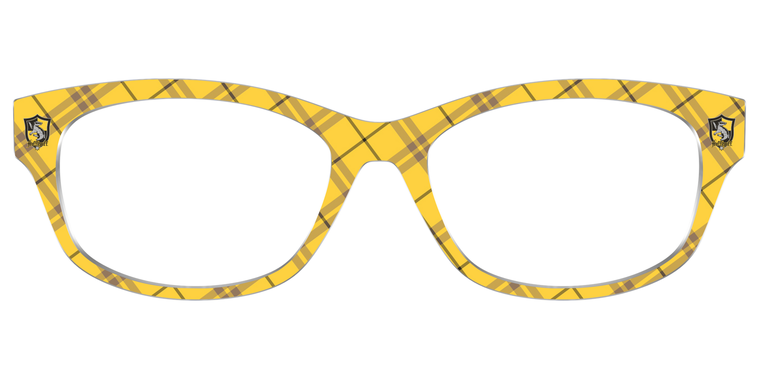 The Hufflepuff™ Plaid - Front Top Image - Pair Eyewear