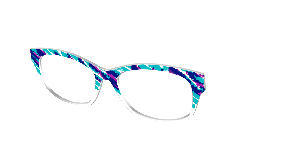 The Jazzy Scribble - Angle Top Image - Pair Eyewear