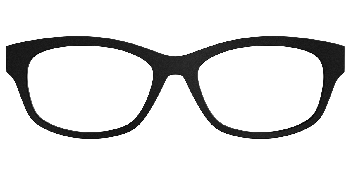 The Matte Black - Front Top Image - Pair Eyewear