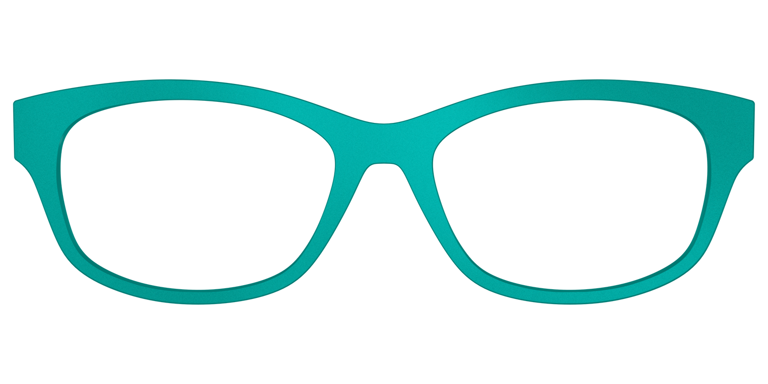 The Matte Jade - Front Top Image - Pair Eyewear