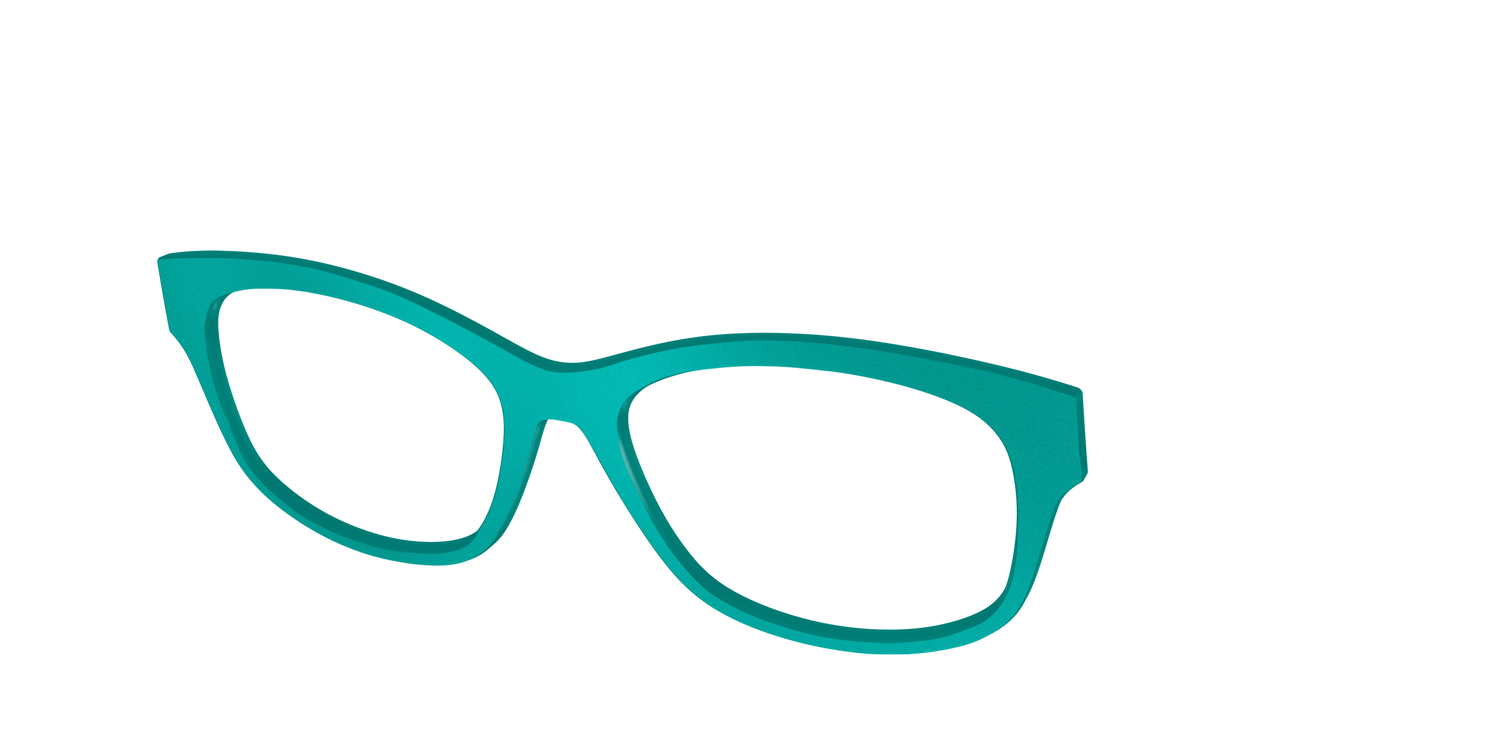 The Matte Jade - Angle Top Image - Pair Eyewear