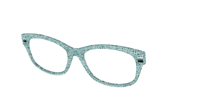 The Mint Sparkle - Angle Top Thumbnail - Pair Eyewear