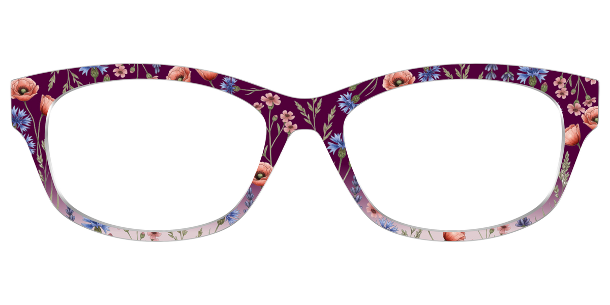 The Mulberry Floral Dip-Dye - Front Top Image - Pair Eyewear