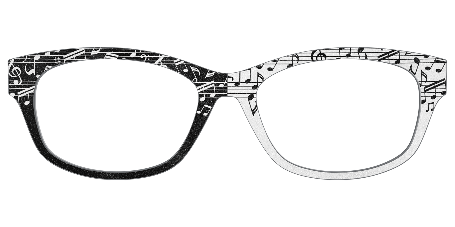 The Musical Shimmer Split - Front Top Image - Pair Eyewear