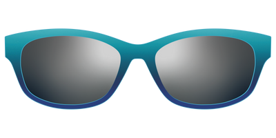 The Polarized Ocean Blue Sun Top - Front Top Thumbnail - Pair Eyewear