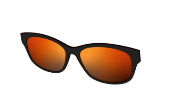 The Polarized Orange Reflective Sun Top - Angle Top Thumbnail - Pair Eyewear
