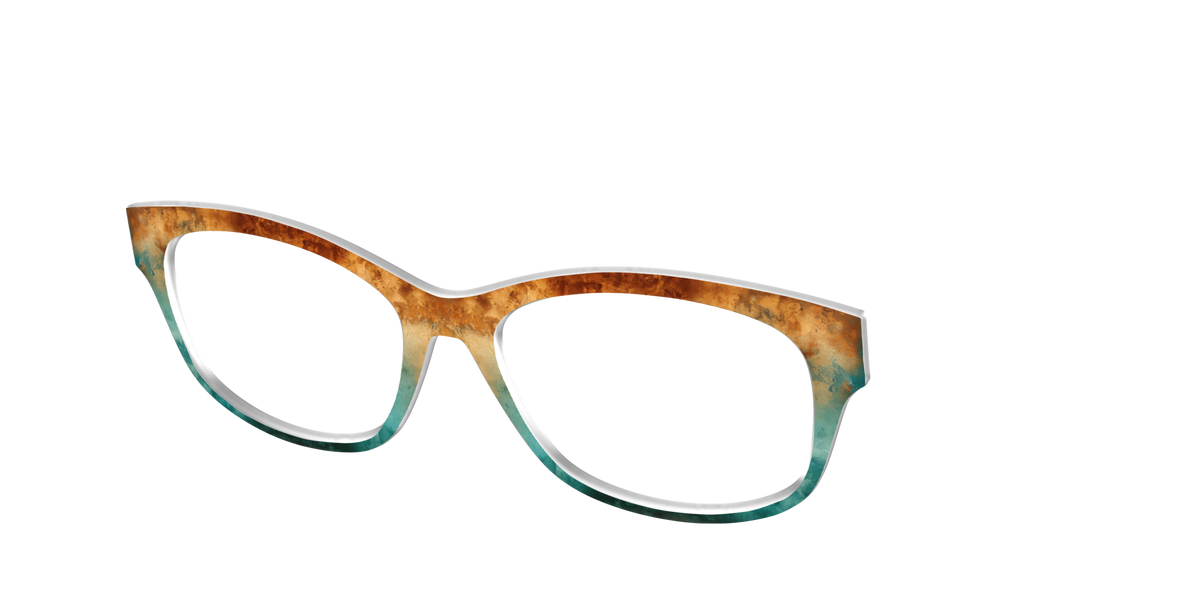 The Oxidized Copper - Angle Top Image - Pair Eyewear
