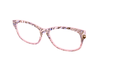 The Pink Conch Shell Pearl Crystal Split - Angle Top Thumbnail - Pair Eyewear