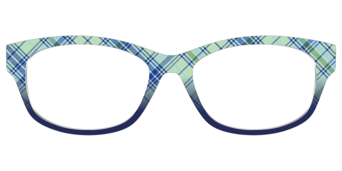 The Poetic Plaid - Front Top Image - Pair Eyewear