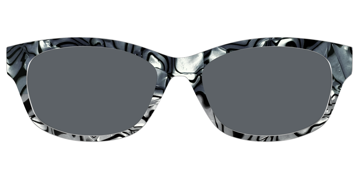 The Polarized Zebra Pearl Split Sun Top - Front Top Image - Pair Eyewear