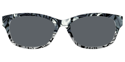 The Polarized Zebra Pearl Split Sun Top - Front Top Thumbnail - Pair Eyewear