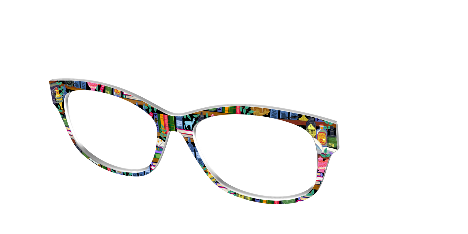 The Potions Bookcase - Angle Top Image - Pair Eyewear
