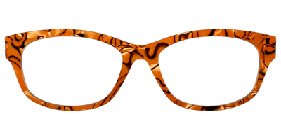 The Pumpkin Pearl Swirl - Front Top Thumbnail - Pair Eyewear
