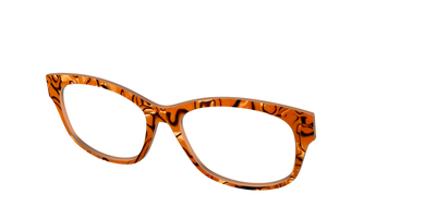 The Pumpkin Pearl Swirl - Angle Top Thumbnail - Pair Eyewear