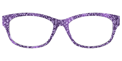 The Purple Shimmer Botanical - Front Top Thumbnail - Pair Eyewear