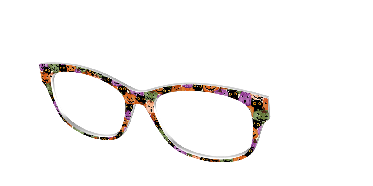 The Purring Pumpkins - Angle Top Image - Pair Eyewear