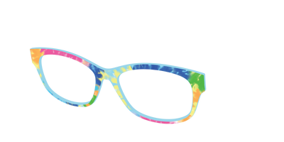 The Rainbow Tie-Dye - Angle Top Thumbnail - Pair Eyewear