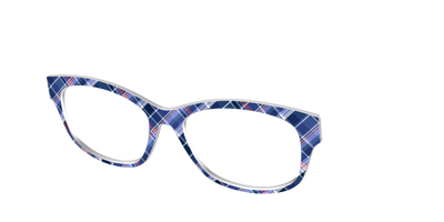 The Serene Plaid - Angle Top Thumbnail - Pair Eyewear