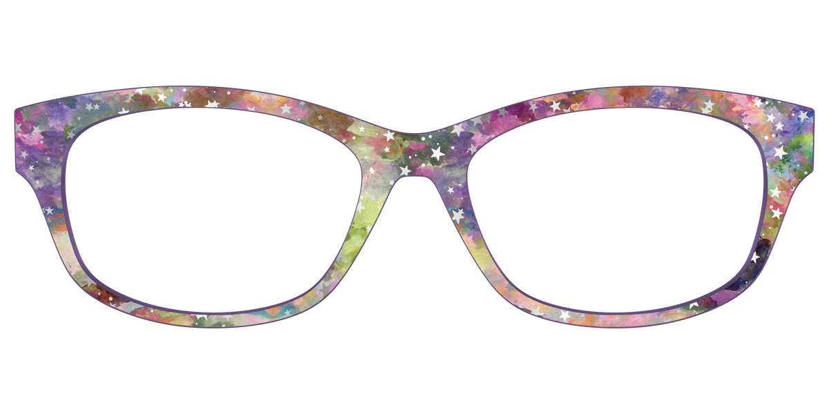 The Silver Foil Starry Sky - Front Top Image - Pair Eyewear