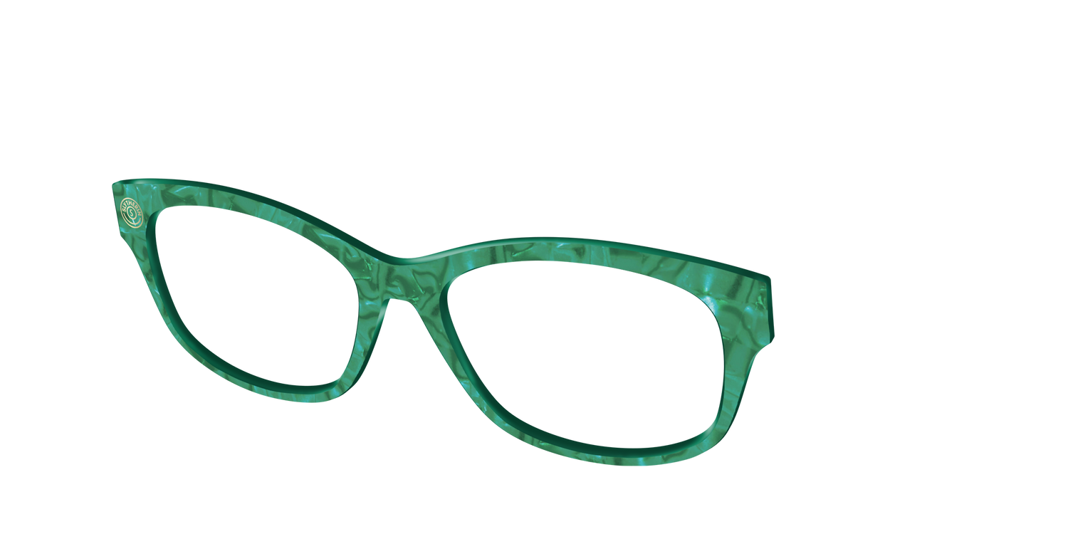 The Slytherin™ Pearl Tortoise - Angle Top Image - Pair Eyewear