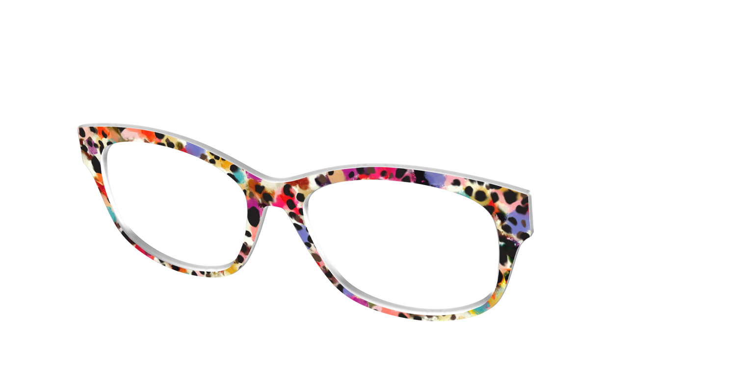 The Speckled Tort - Angle Top Image - Pair Eyewear
