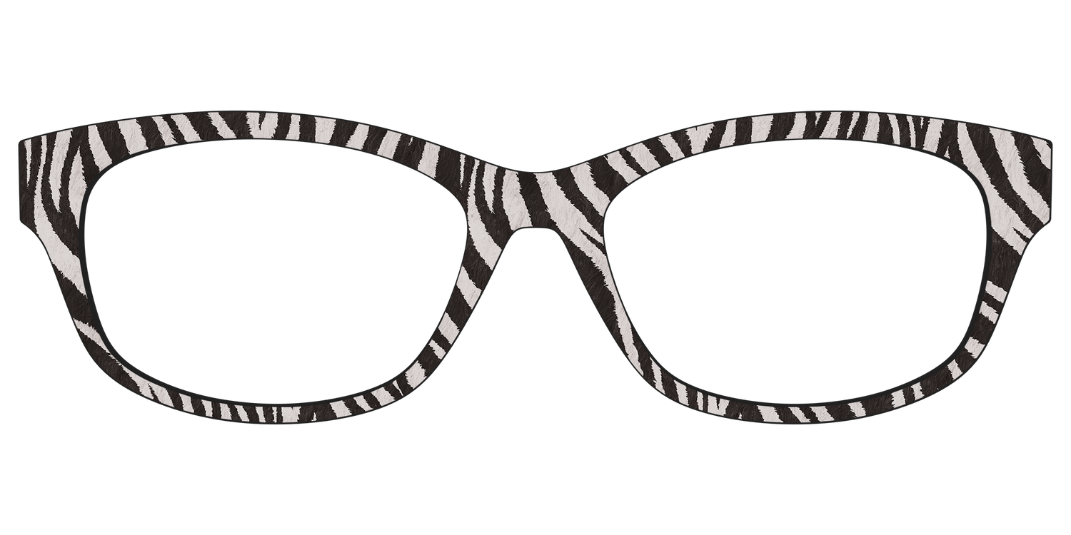 The Zebra Stripes - Front Top Image - Pair Eyewear